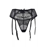 Garterbelt w/G-string, 3X/4X, BLK